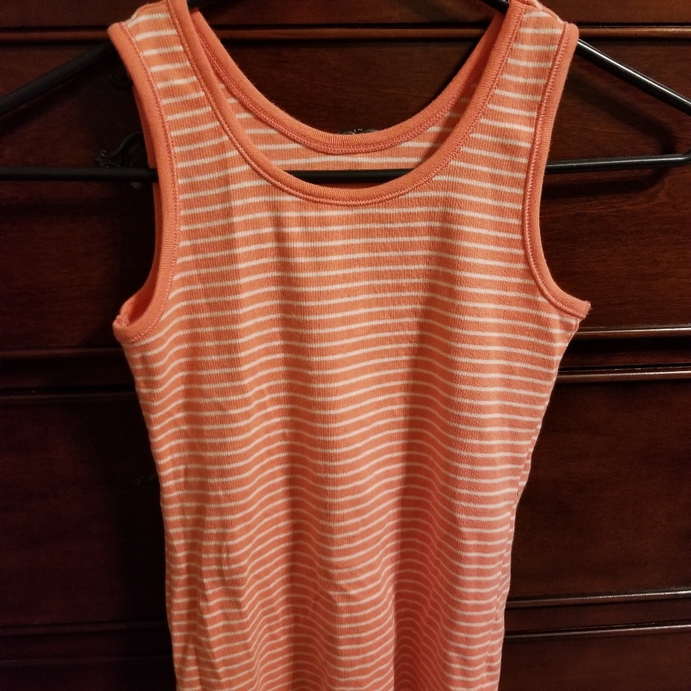 Orange stripe tank